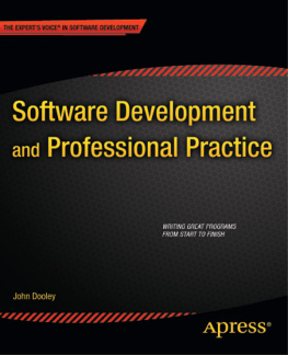 John Dooley - Software Development and Professional Practice