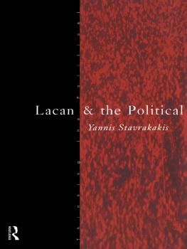 Stavrakakis - Lacan and the Political