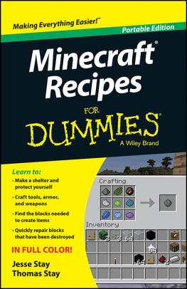 Stay Jesse - Minecraft Recipes For Dummies, Portable Edition