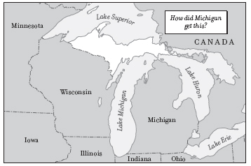 FIG 3 WisconsinMichigan Border This book will provide those answers State by - photo 6