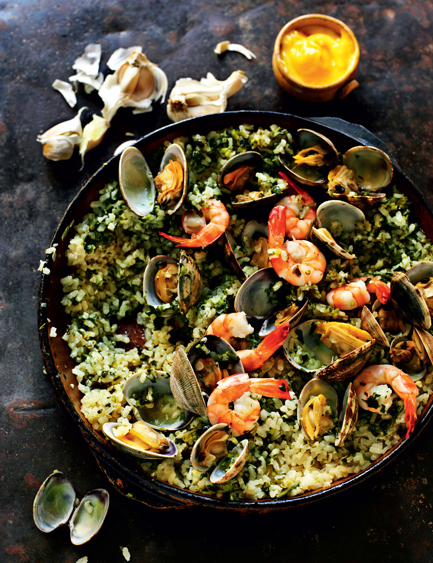 Green Rice with Garlic Parsley Clams Prawns THESSALONIKI MUSSEL - photo 7