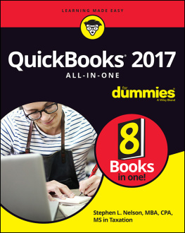 Stephen L. Nelson - QuickBooks 2017 All-In-One For Dummies