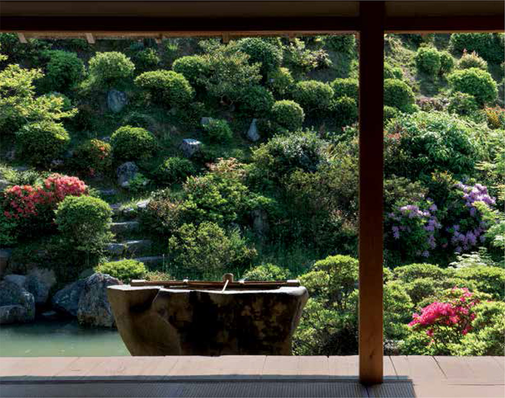 This stone water laver at Chishaku-in adds foreground interest and stabilizes - photo 6