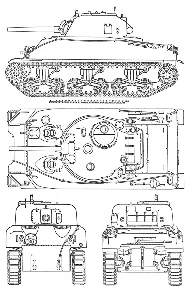 TANK MEDIUM M4A3E8 76MM - photo 5