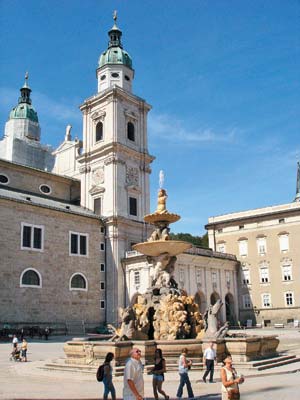 The New Residenz where prince-archbishops once partied hosts a glockenspiel - photo 19