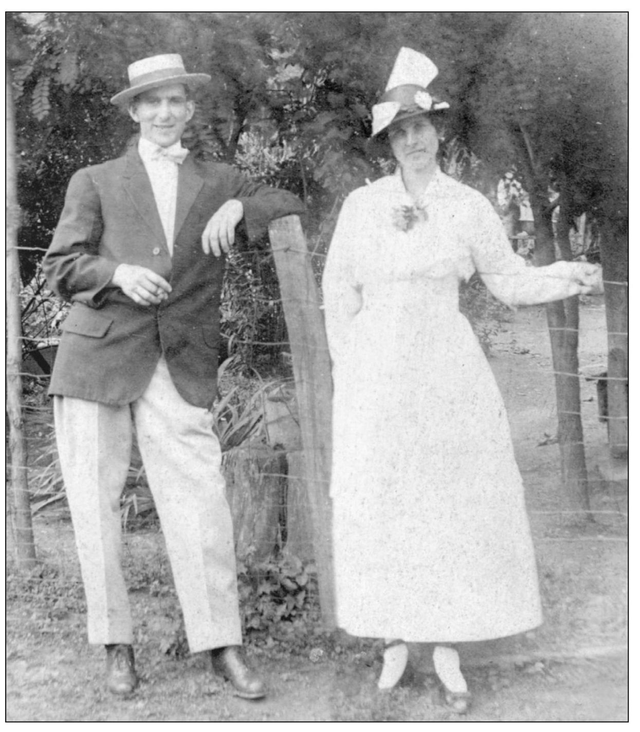 SPECIAL DAY Edwin and Anna Justice Callihan were photographed here on their - photo 3