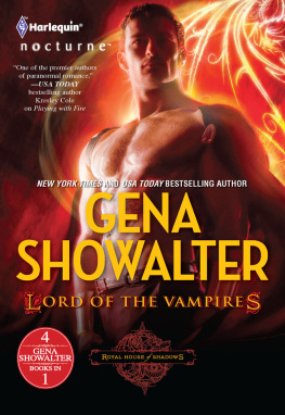 Gena Showalter Lord of the Vampires 4-in-1: Lord of the Vampires The Darkest Angel The Amazons Curse The Darkest Prison