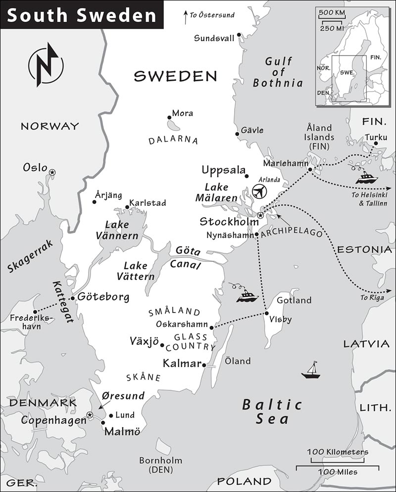 While Denmark and Norway look westward to Britain and the Atlantic Sweden has - photo 7