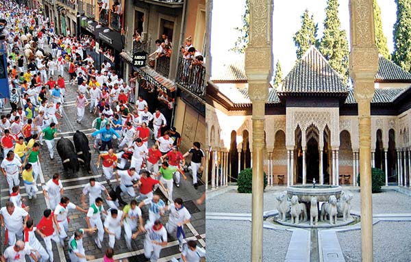 Left Run with-or just watch-the bulls in Pamplona Right Granadas - photo 8