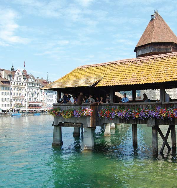 Chapel Bridge Luzern Rick Steves SWITZERLAND - photo 12