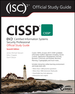 Stewart James M. - CISSP (ISC)2 Certified Information Systems Security Professional Official Study Guide