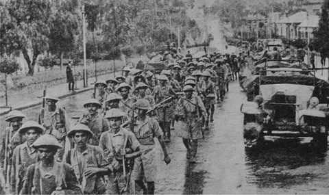 13 Indian troops marching into Asmara on 1 April 1941 14 Troops from the - photo 14