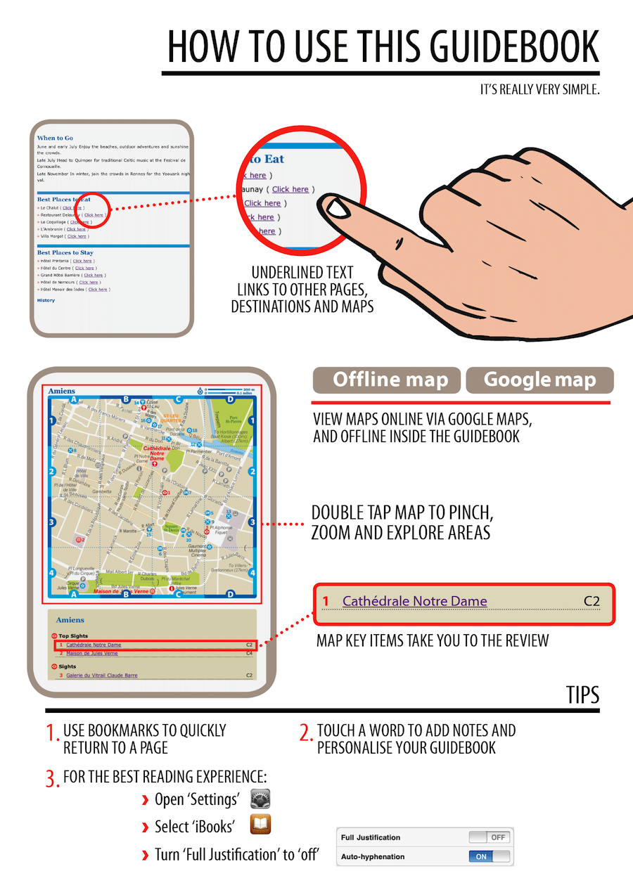 GETTING THE MOST OUT OF LONELY PLANET MAPS E-reader devices vary in their - photo 1