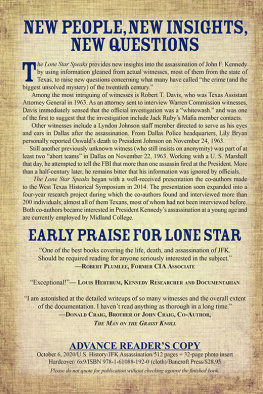 Sara Peterson - The Lone Star Speaks: Untold Texas Stories: About The JFK Assassination