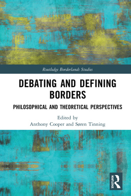 Anthony Cooper - Debating and Defining Borders