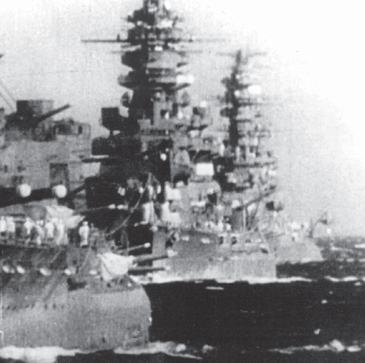 Mutsu Ise and Fuso in line-ahead formation prior to the Pacific War Like - photo 4