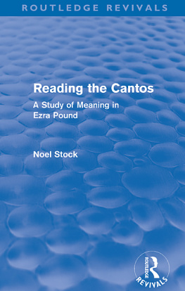 Stock - Reading the Cantos