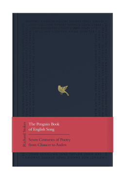 Stokes The Penguin book of English song: seven centuries of poetry from Chaucer to Auden