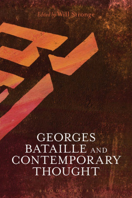 Stronge - Georges Bataille and Contemporary Thought
