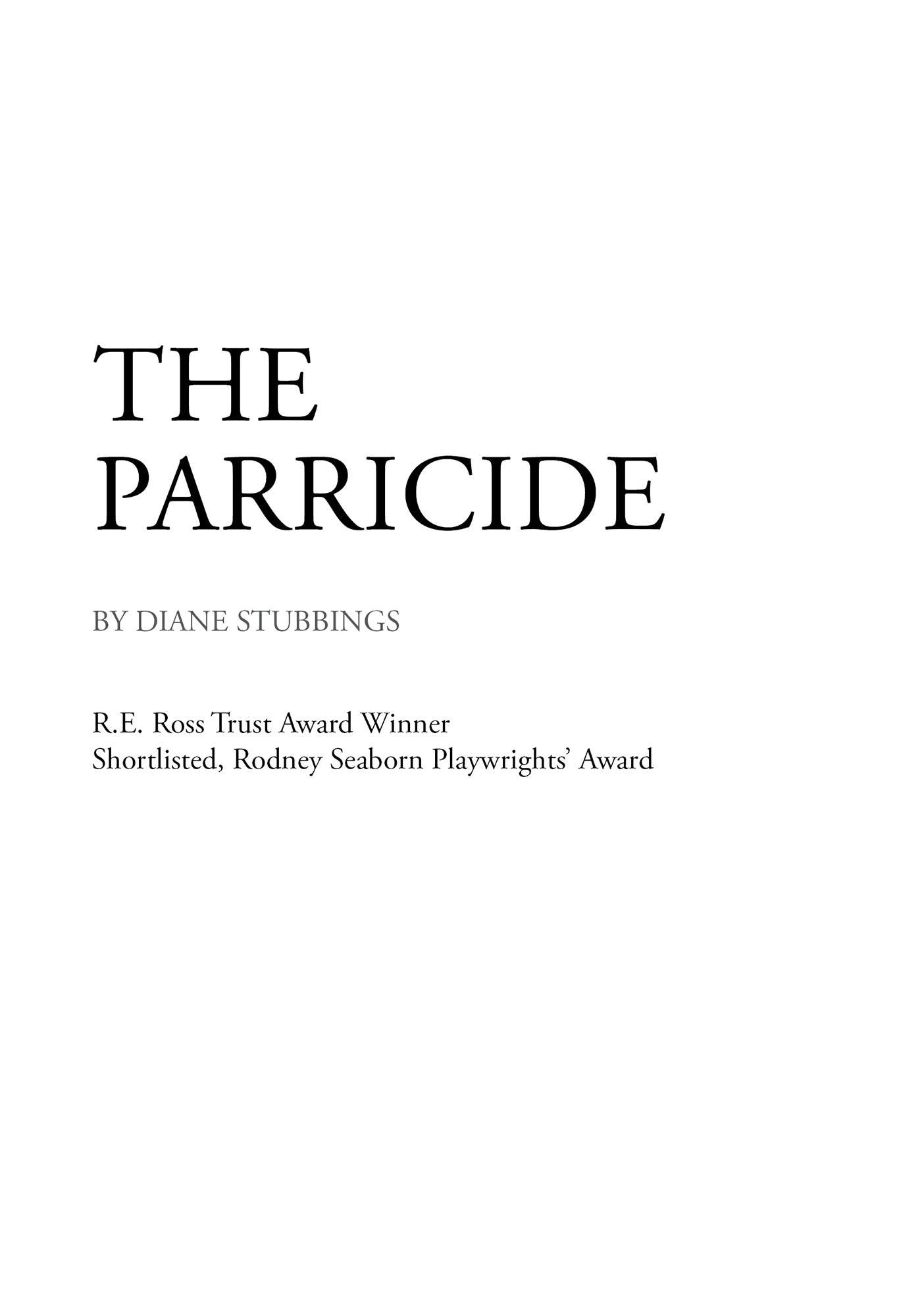 Playwrights Biography D IANE S TUBBINGS plays include The Possibility of Zero - photo 3