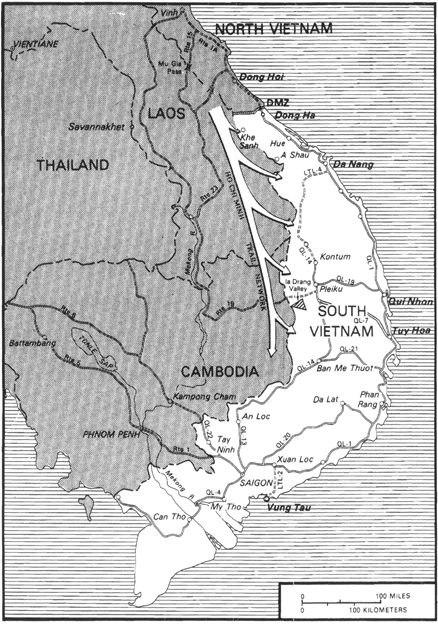 Adapted from Map 6 Vietnam from Cease-Fire to Capitulation by Colonel William - photo 3