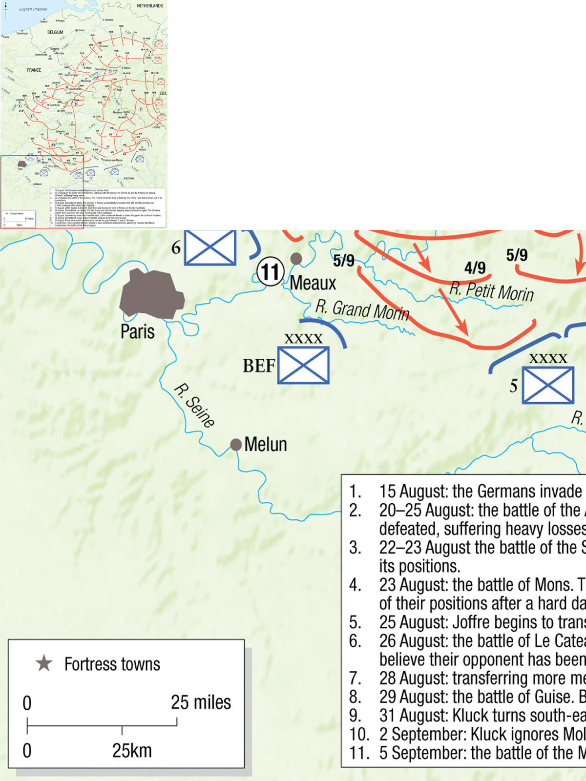 OPENING MOVES On the opening of hostilities in August 1914 both sides were - photo 6