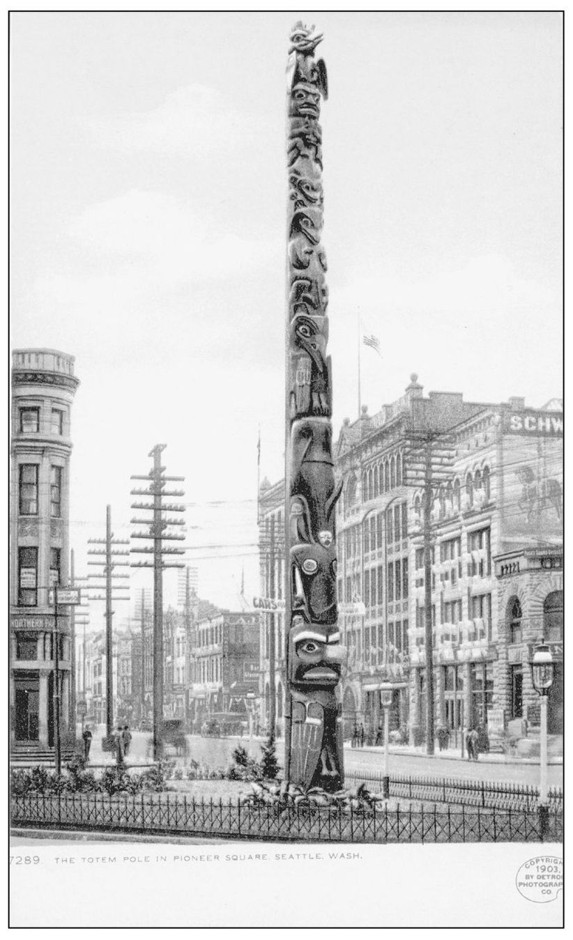 PIONEER SQUARE TOTEM POLE 1903 In 1899 a Tlingit totem pole was removed - photo 6