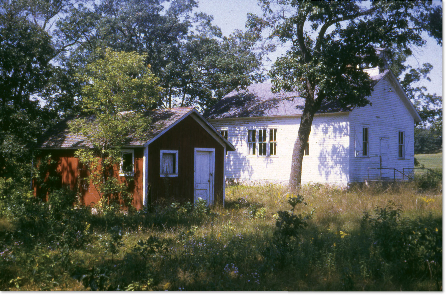 The Chain O Lake School building and woodshed as it looked circa 1962 In the - photo 6