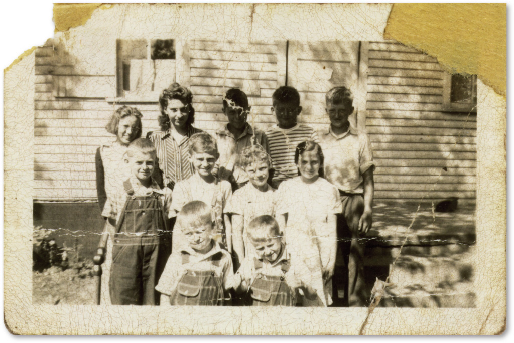 These Chain O Lake students are posing for picture in 1943 Back to front Nita - photo 9