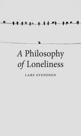 Svendsen - A Philosophy of Loneliness