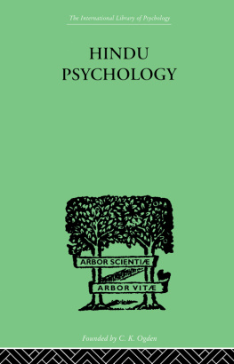 Swami Akhilananda - Hindu Psychology: Its Meaning for the West