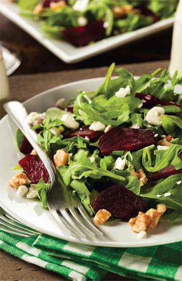 Beet and Arugula Salad Fresh sweet beets and peppery arugula are the - photo 5