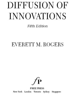 Everett M. Rogers - Diffusion of Innovations, 5th Edition