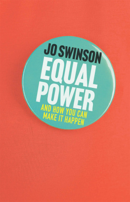 SWINSON EQUAL POWER: a handbook for men and women