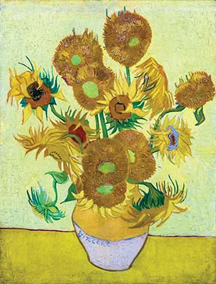 Sunflowers by Vincent van Gogh at the Van Gogh Museum National - photo 5