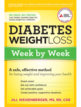 Weisenberger Diabetes Weight Loss: a Safe, Effective Method for Losing Weight and Improving Your Health