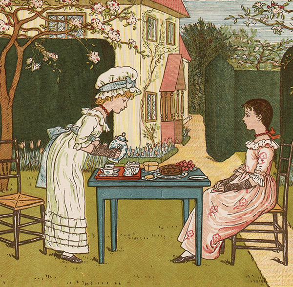 Kate Greenaway illustration from Under the Window Pictures and Rhymes for - photo 3