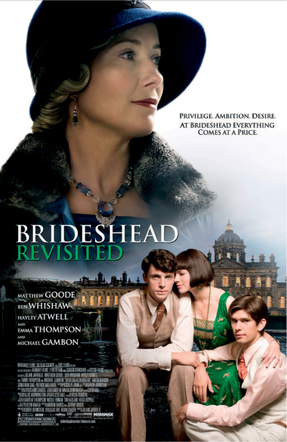 The poster for the film version of Brideshead Revisited 2008 starring Emma - photo 6