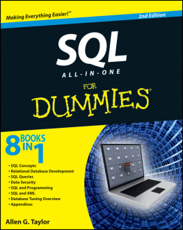 Taylor - SQL All-in-One For Dummies