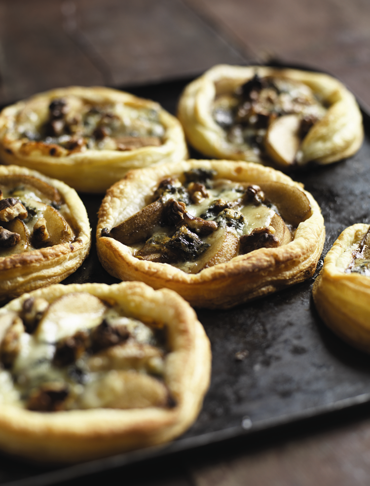 Caramelised Pear Walnut and Gorgonzola Tarts see If there is a person in - photo 2