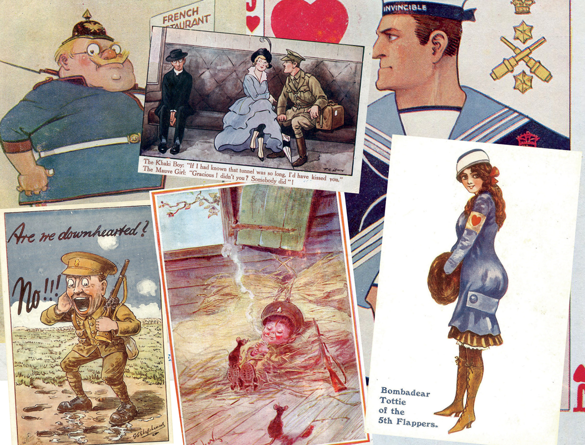 THE HUMOROUS POSTCARD IN WORLD WAR I T he number of professional artists - photo 6