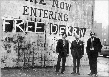 Frank Steele right in Derry early 1970s Billy McKee and leading - photo 7