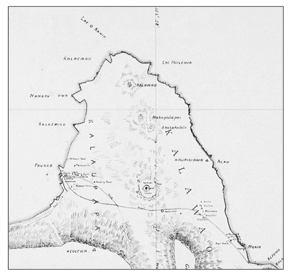 An 1895 map of the Kalaupapa peninsula Preface At 8 AM on Friday September - photo 4