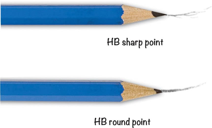 HB An HB with a sharp point produces crisp lines and offers good control A - photo 8