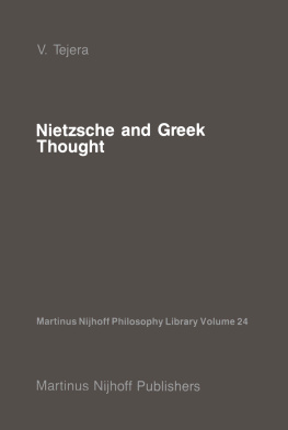 Tejera Nietzsche and Greek Thought