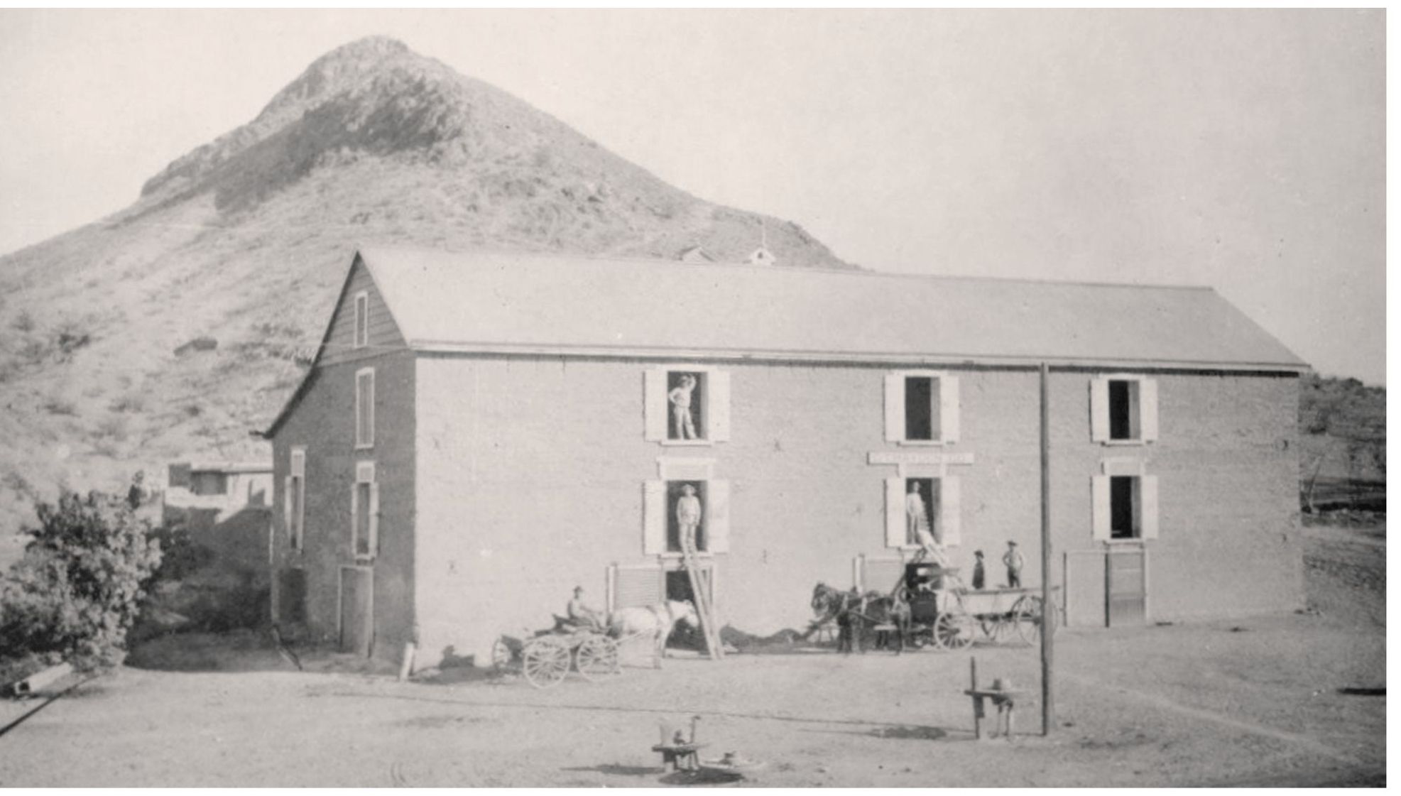 Hayden built his original adobe mill just west of the Tempe Butte soon after he - photo 15