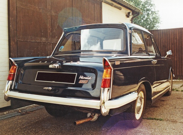 Before and after shots of a lovely Triumph Herald Chapter 1 Painting the big - photo 8