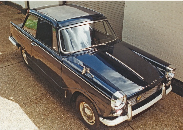 Before and after shots of a lovely Triumph Herald Chapter 1 Painting the big - photo 9