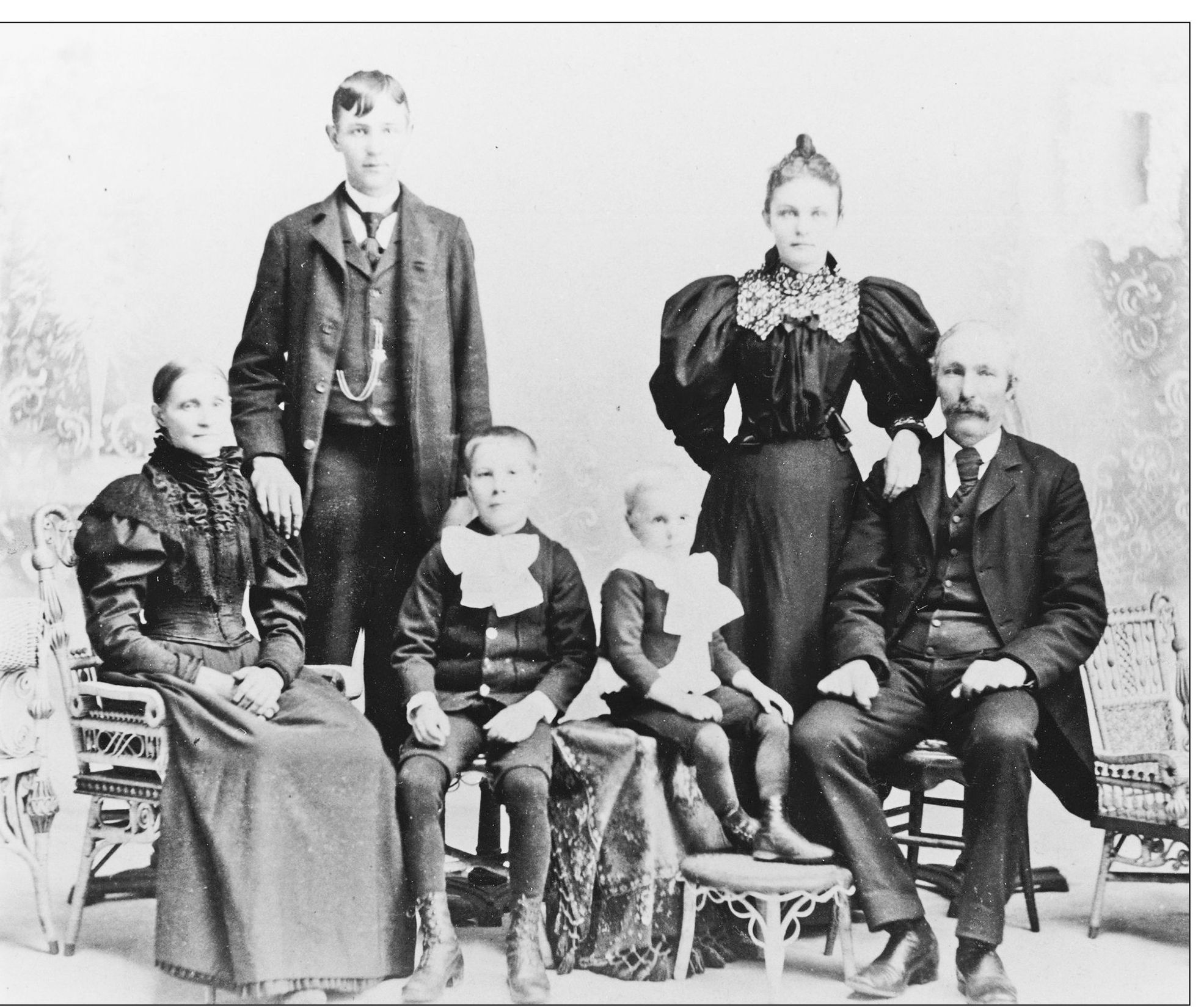 The Detering family is from left to right first row Anna Fredrich Jr - photo 11