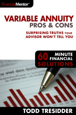 Tresidder Variable Annuity Pros & Cons